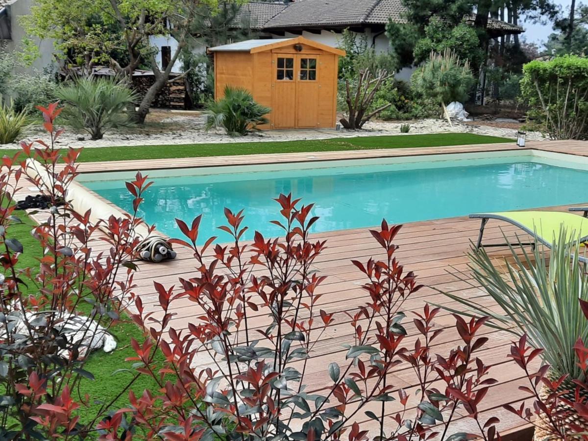 Grande Maison Landaise Avec Piscine Privee, Proche Plage, Pour 8 Personnes A Biscarrosse - Fr-1-319-398 מראה חיצוני תמונה