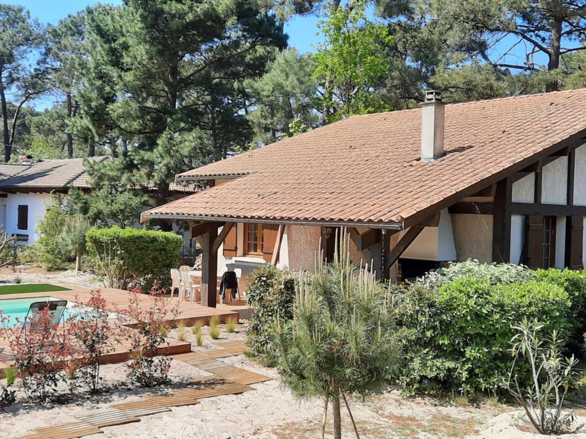 Grande Maison Landaise Avec Piscine Privee, Proche Plage, Pour 8 Personnes A Biscarrosse - Fr-1-319-398 מראה חיצוני תמונה
